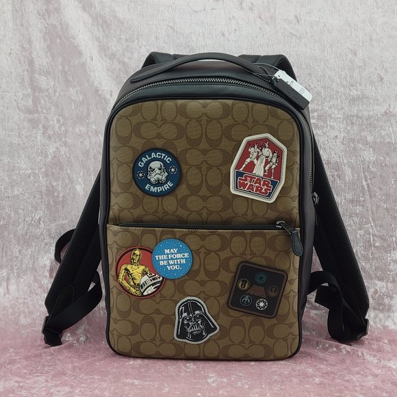 Coach Handbags - Coach X Star Wars Westway Backpack In Signature Canvas With Patches F79951 NWT